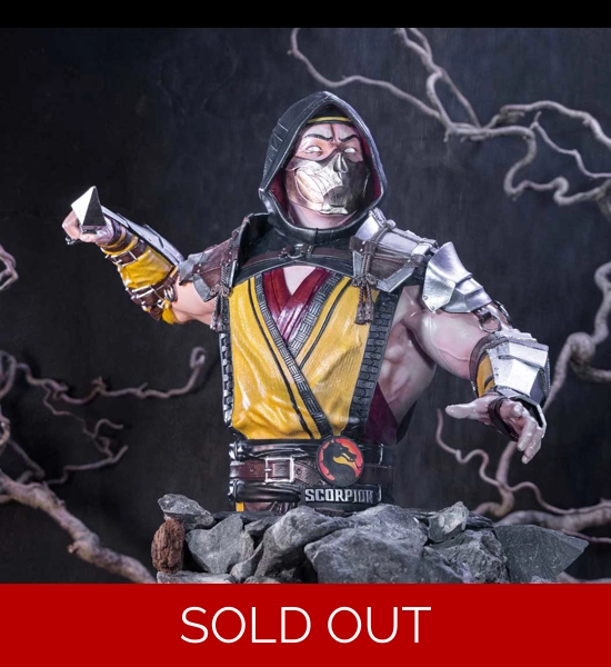 Mortal Kombat Scorpion Bust